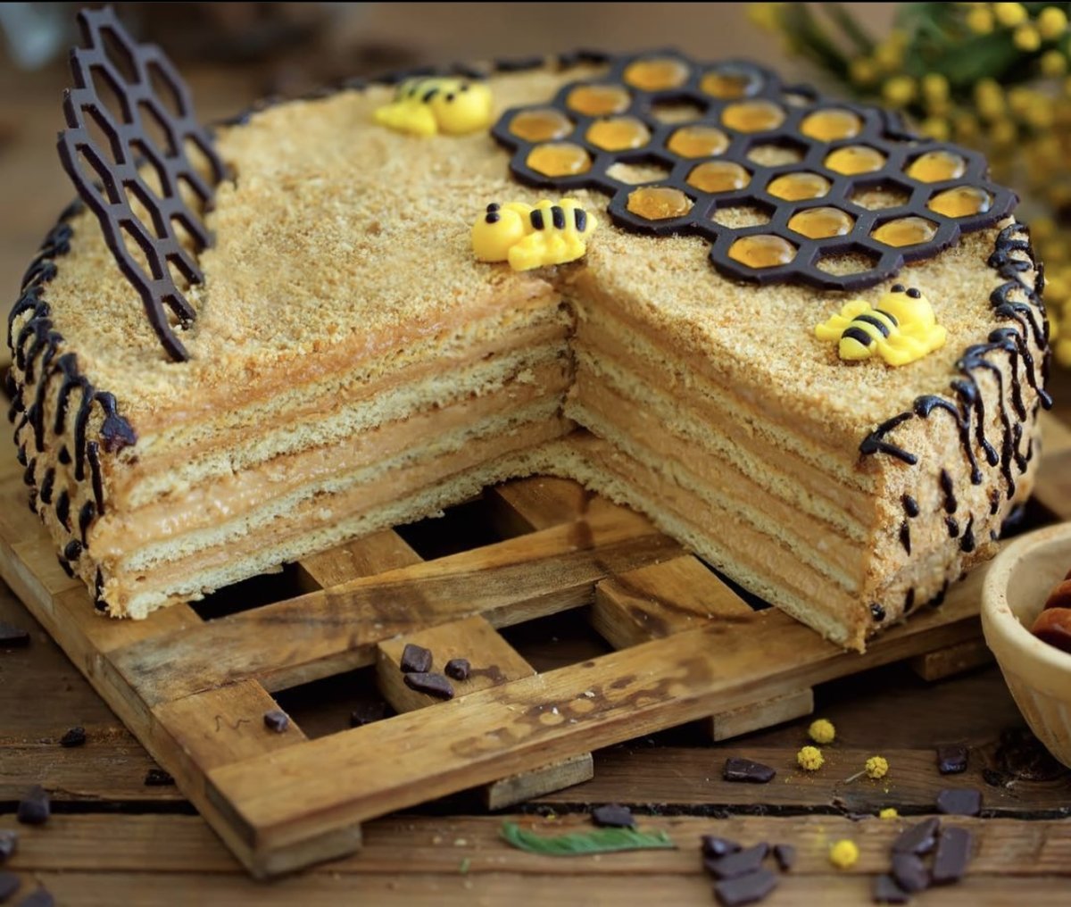 Медовые коржи для медовика