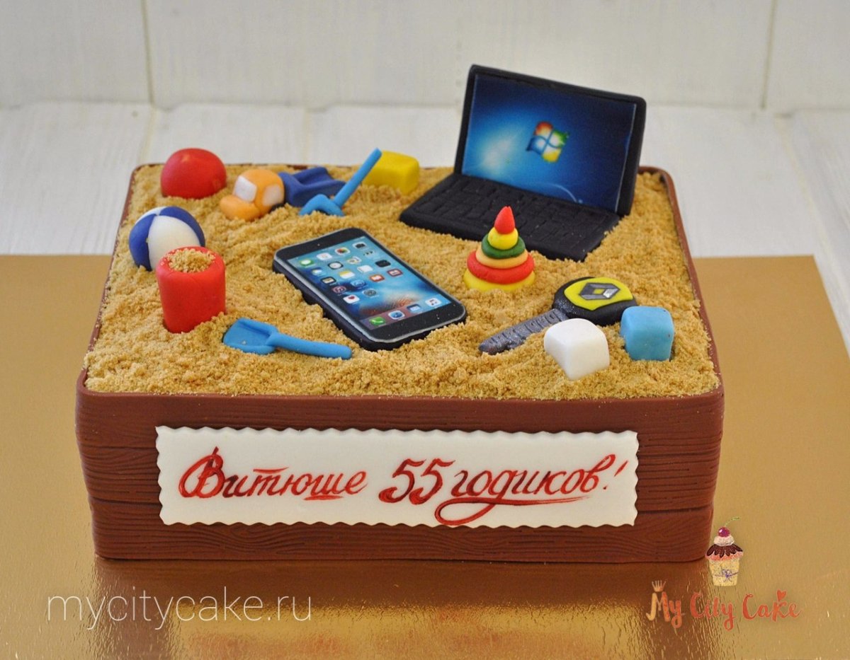 Тортики в виде песочницы