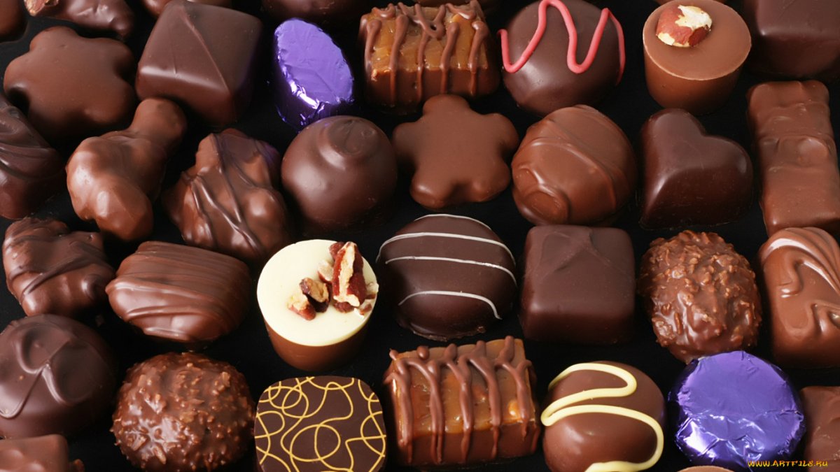 Российские шоколадные конфеты