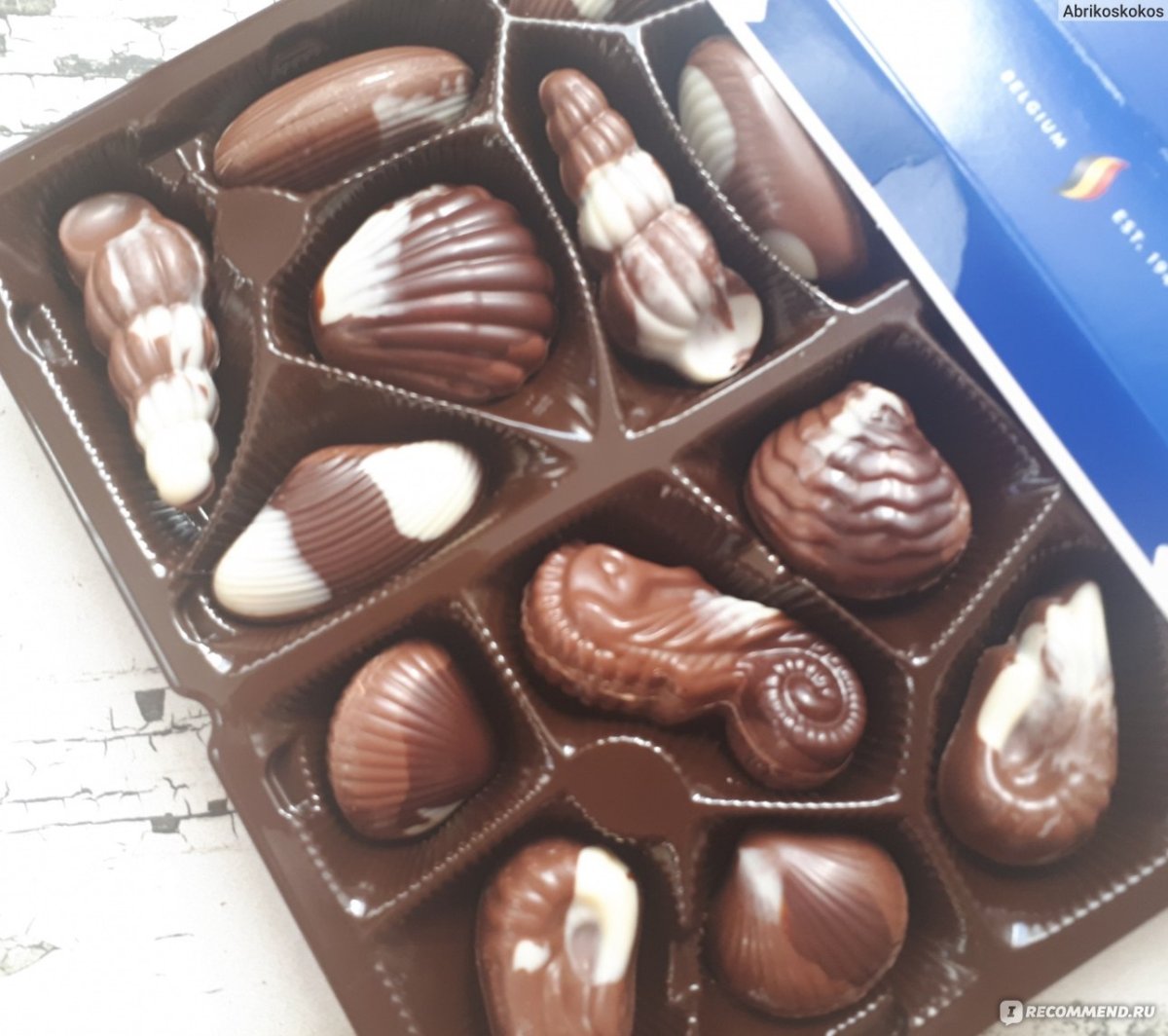 Бельгиан Харвест конфеты ракушки 250г