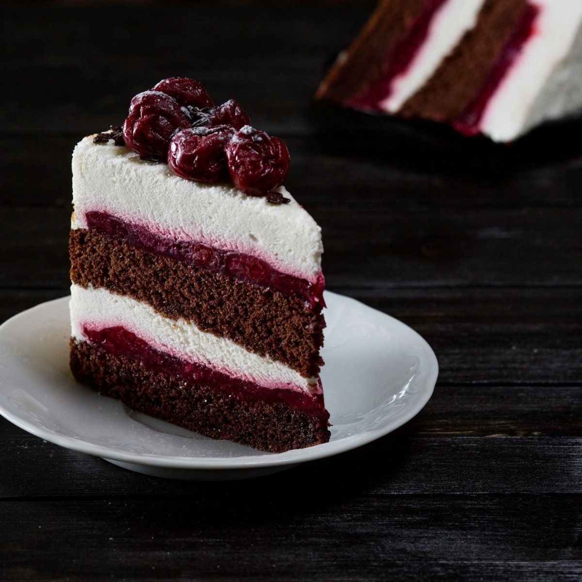 Торт "чёрный лес" (Black Forest Cake)