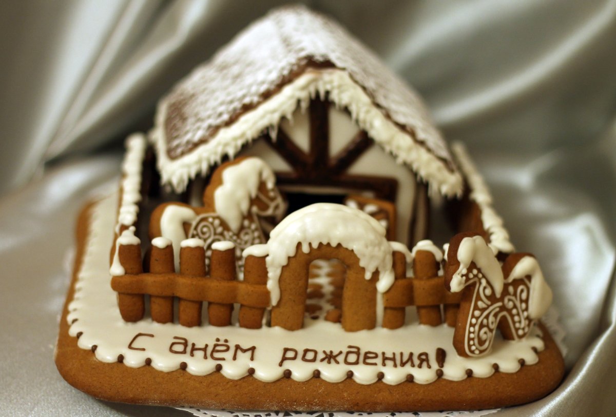 Пряничный домик на день рождения для девочки