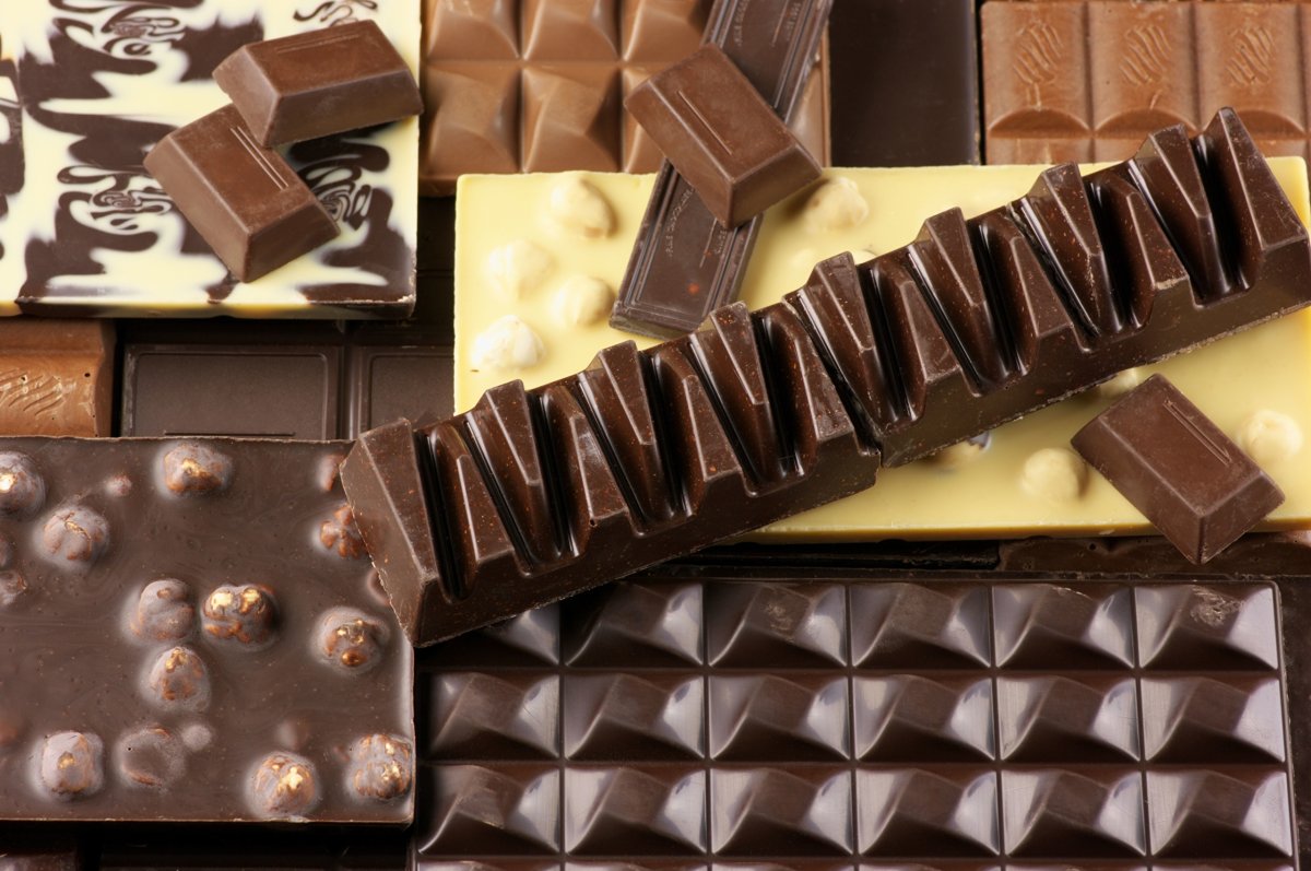 Шоколадные конфеты из плитки шоколада