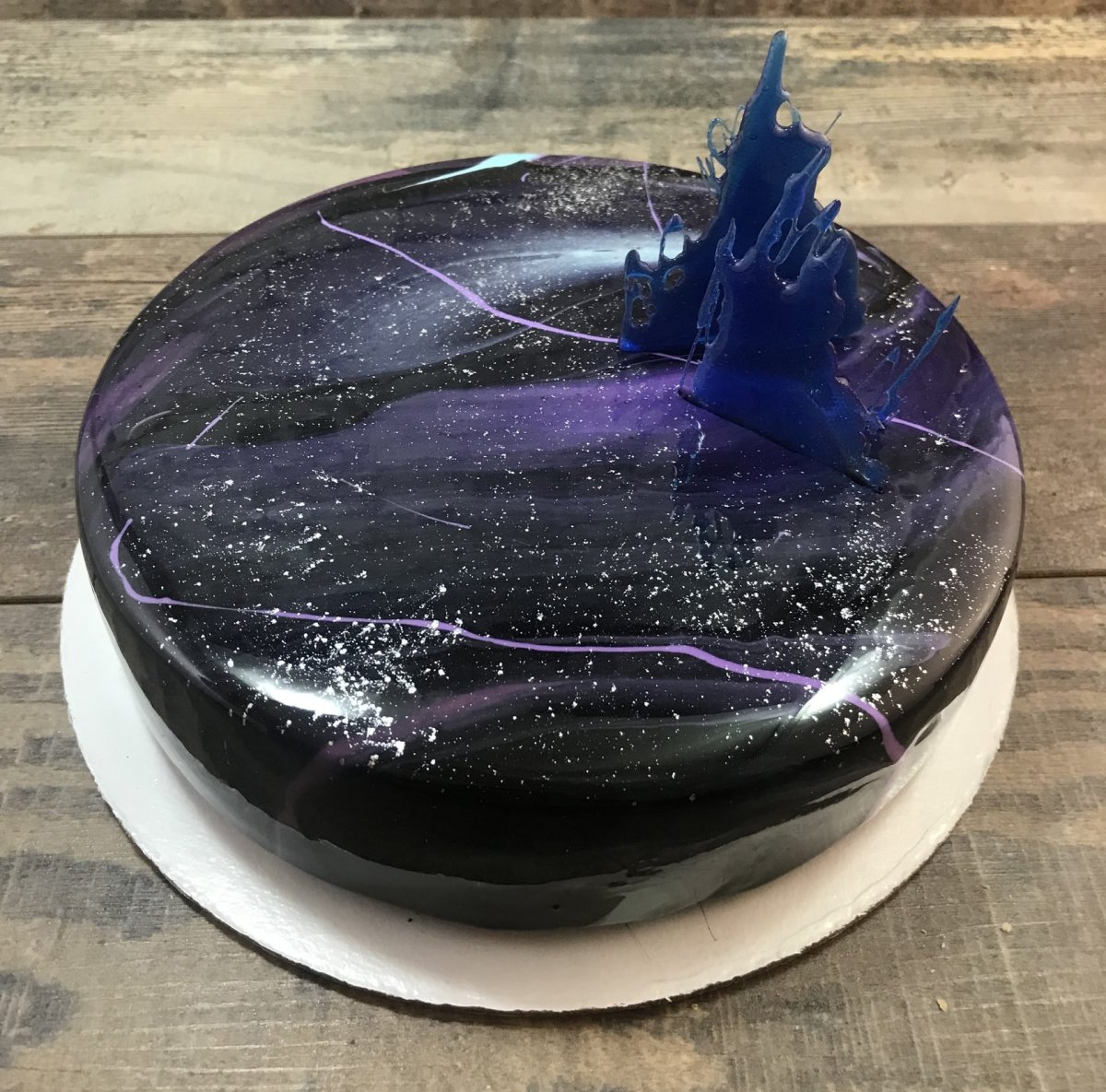 Торт космос глазурь