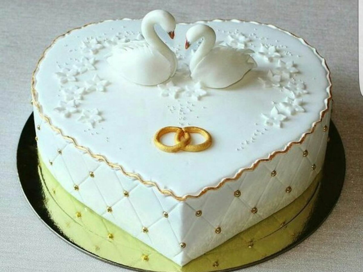 Торт на 2 года свадьбы