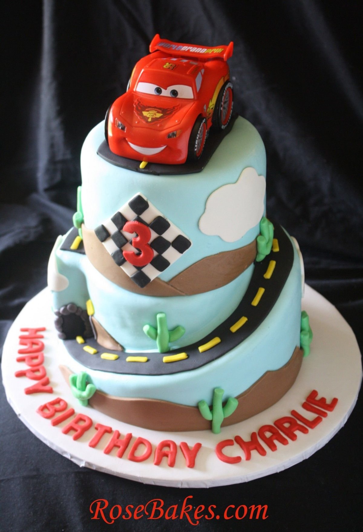 Торт Lightning MCQUEEN
