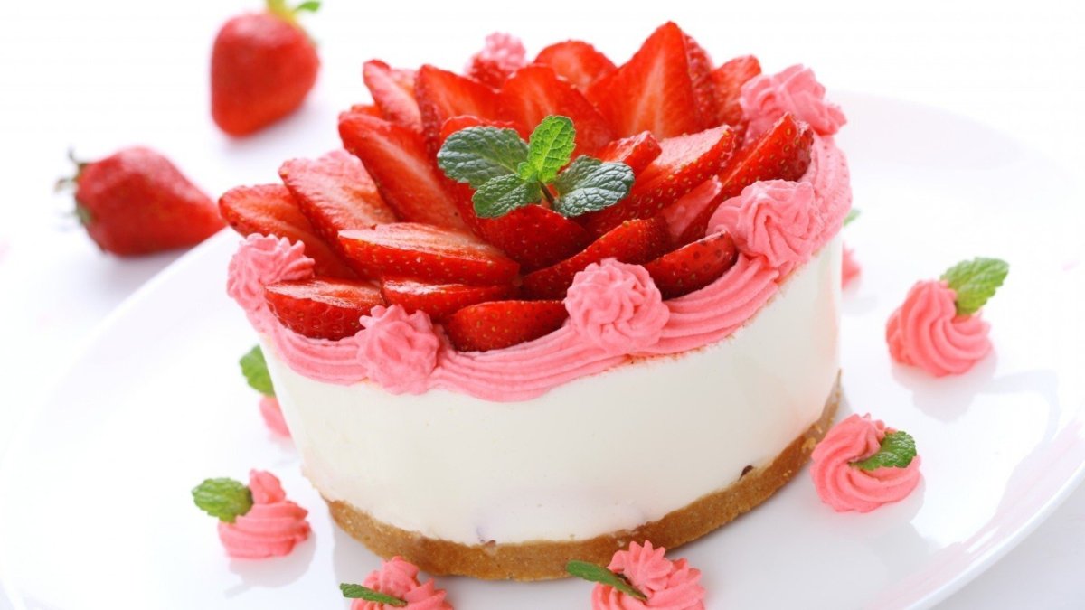 Украшения из клубники