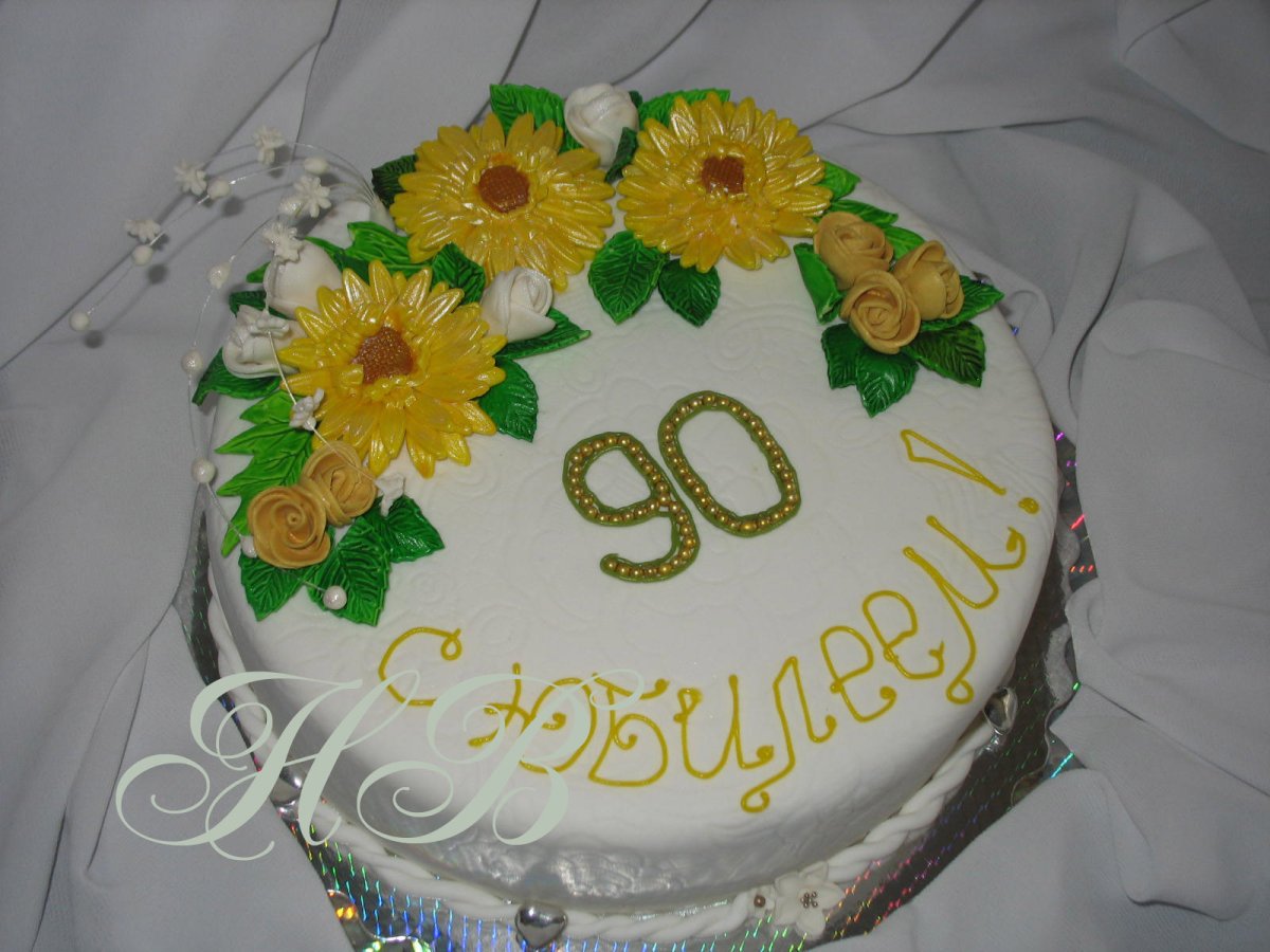 Торт на 65 лет женщине