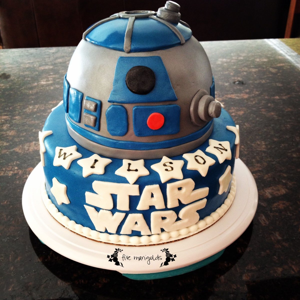 Торт Звездные войны r2d2