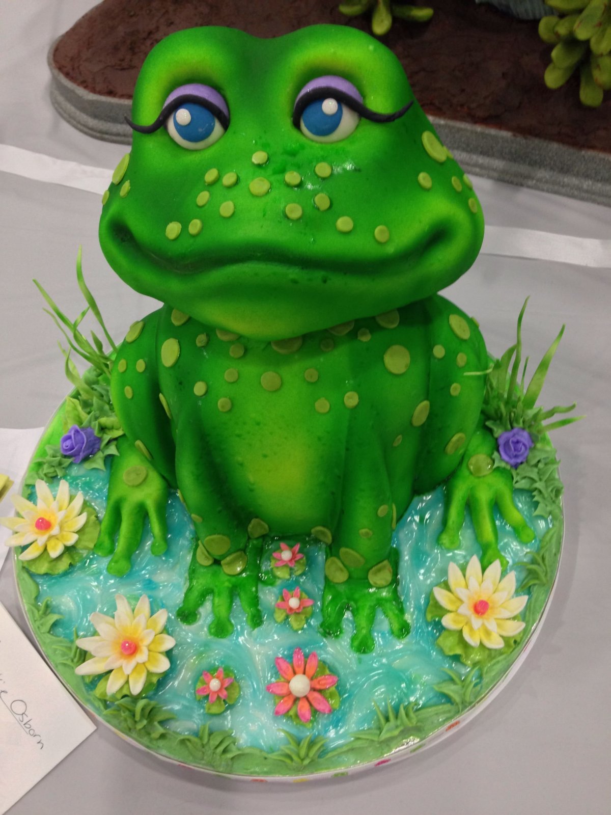 Корейский торт с лягушками