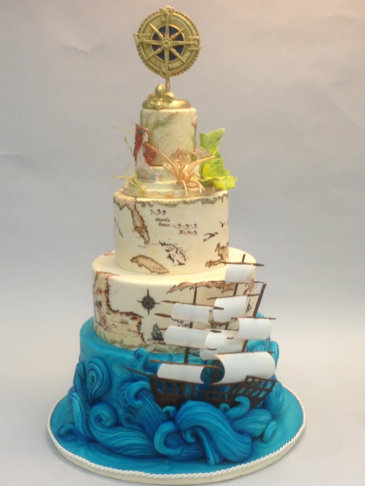 Торт на морську тематику