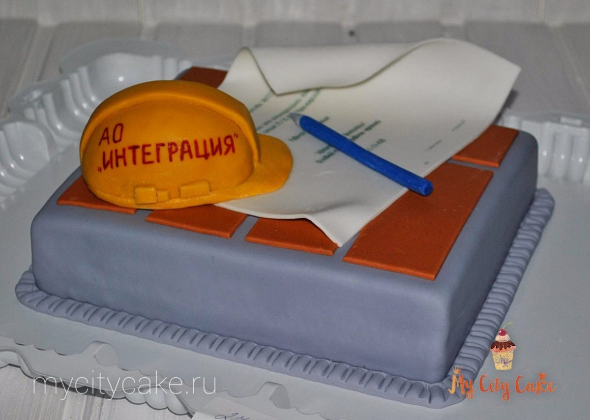 Торты для детей с экскаватором