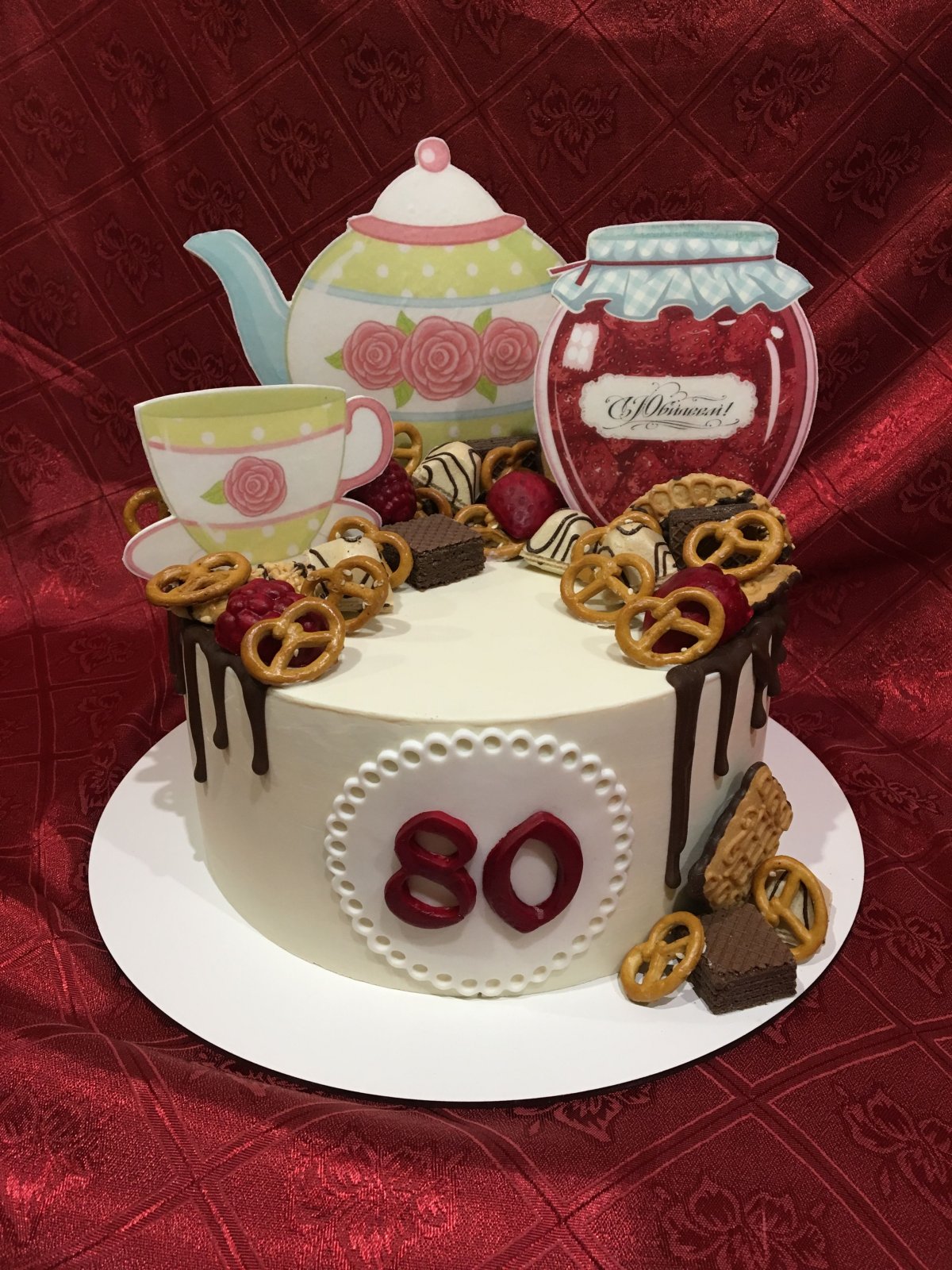 Торт на 80 лет бабушке