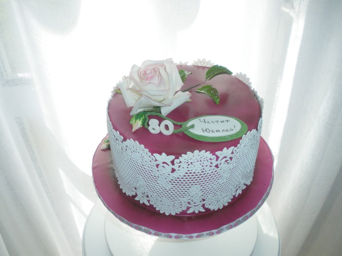 Торт на юбилей 80 лет