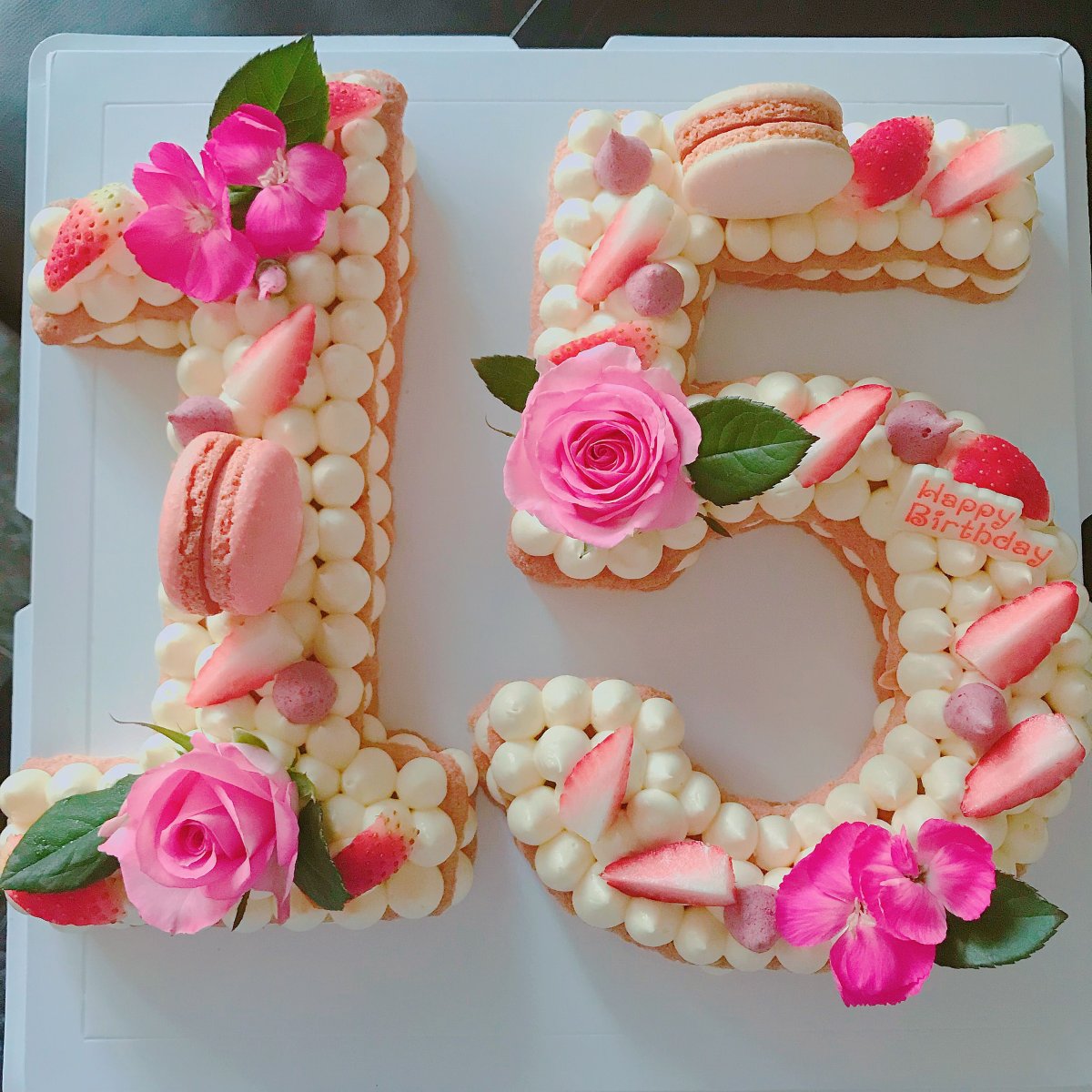 Тортик цифра 5