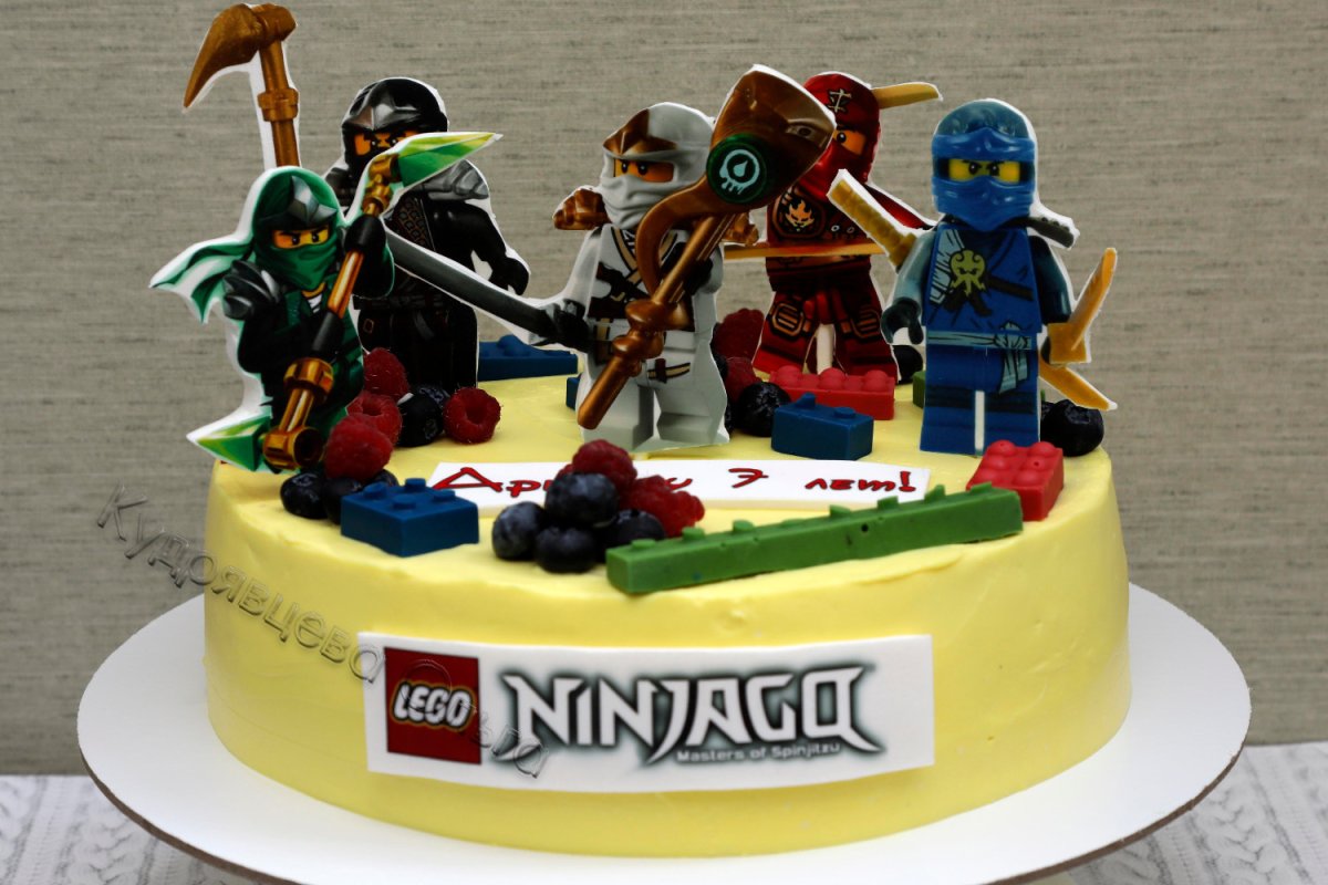 LEGO торт инструкция