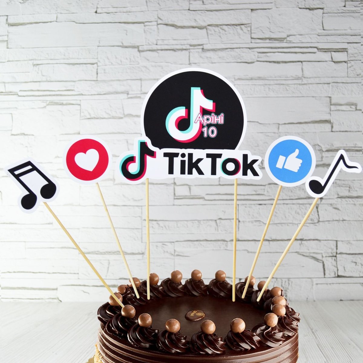 Пряники тик ток на торт