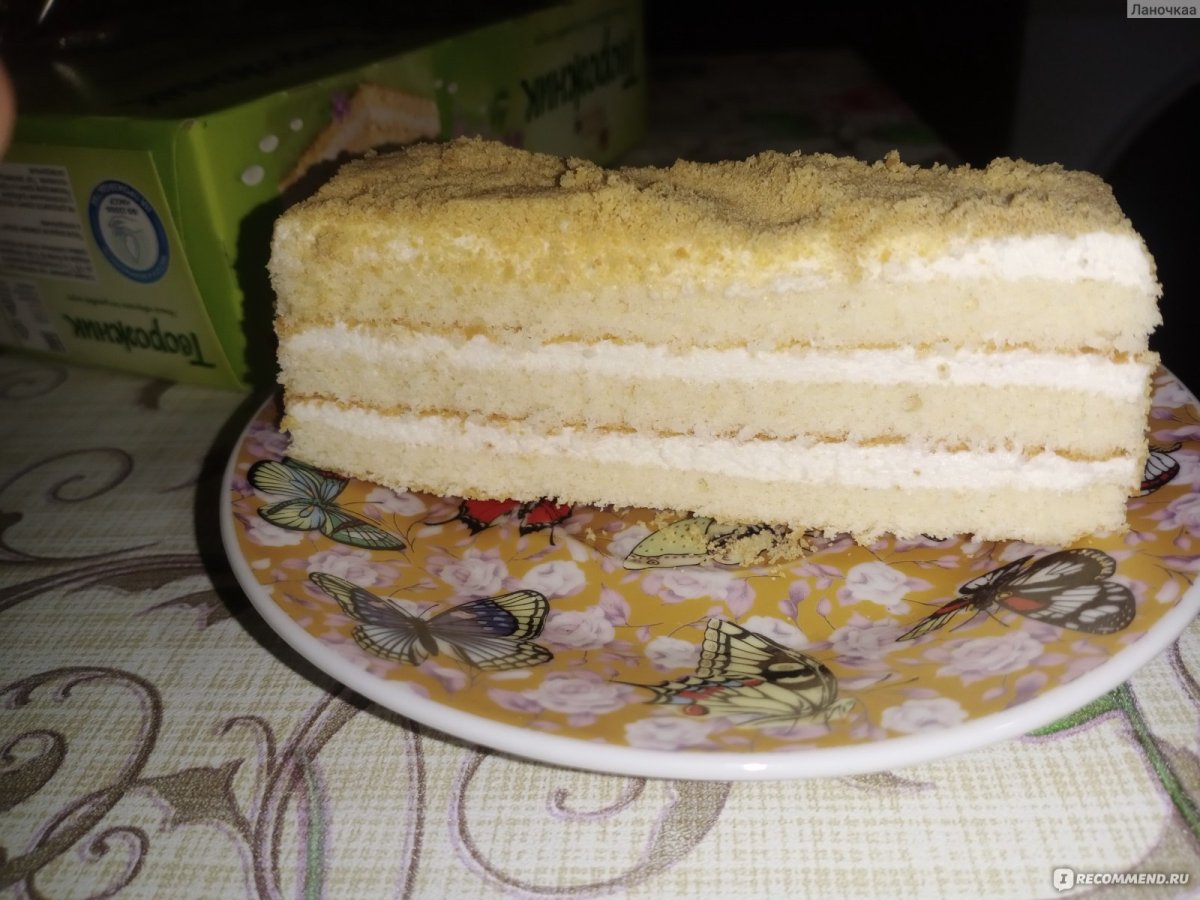 Ангельский торт с малиной