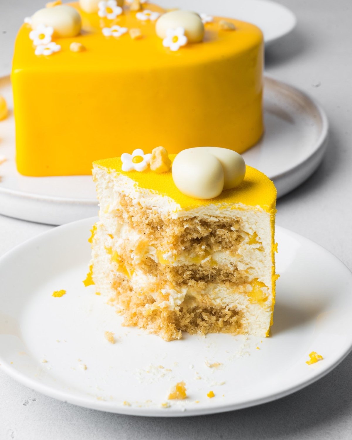 Торт маракуйя rawcake