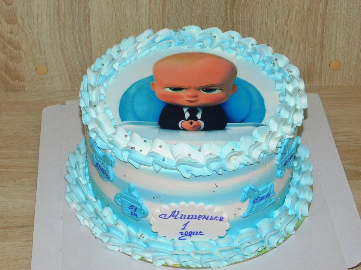 Бос молокосос девочка торт