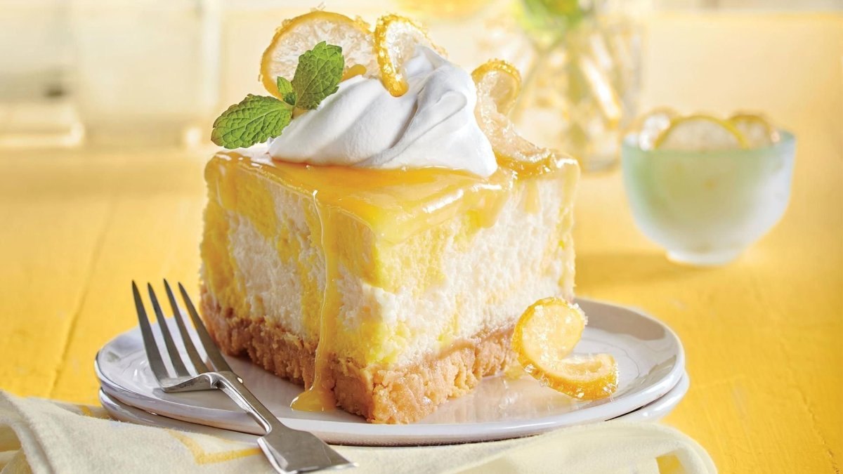 Лимонный пирог и чай