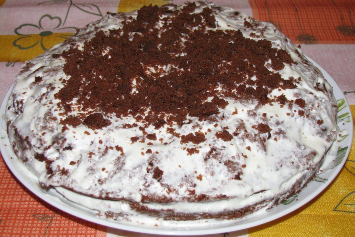 Торт мишка сметанник