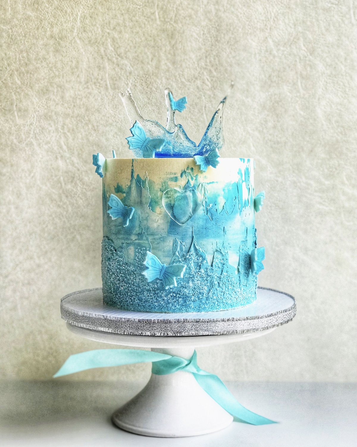 Голубой тортик