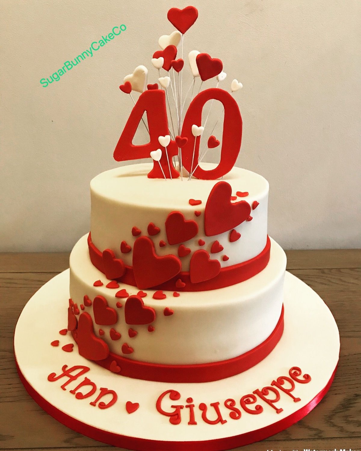 Торт на 40 лет