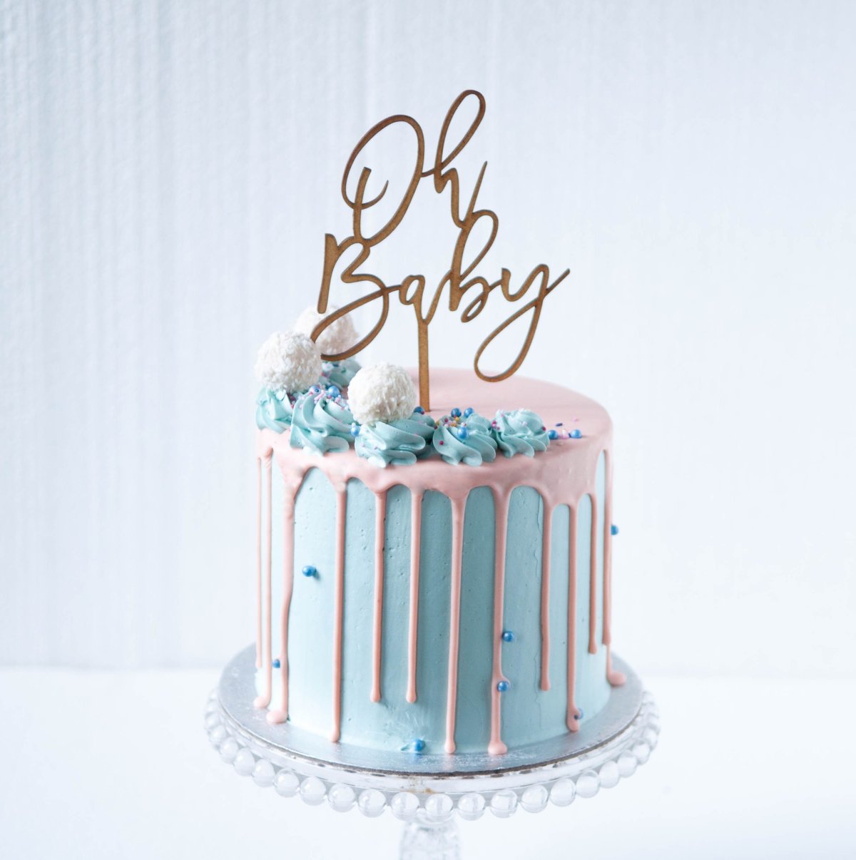Gender Reveal Party торт