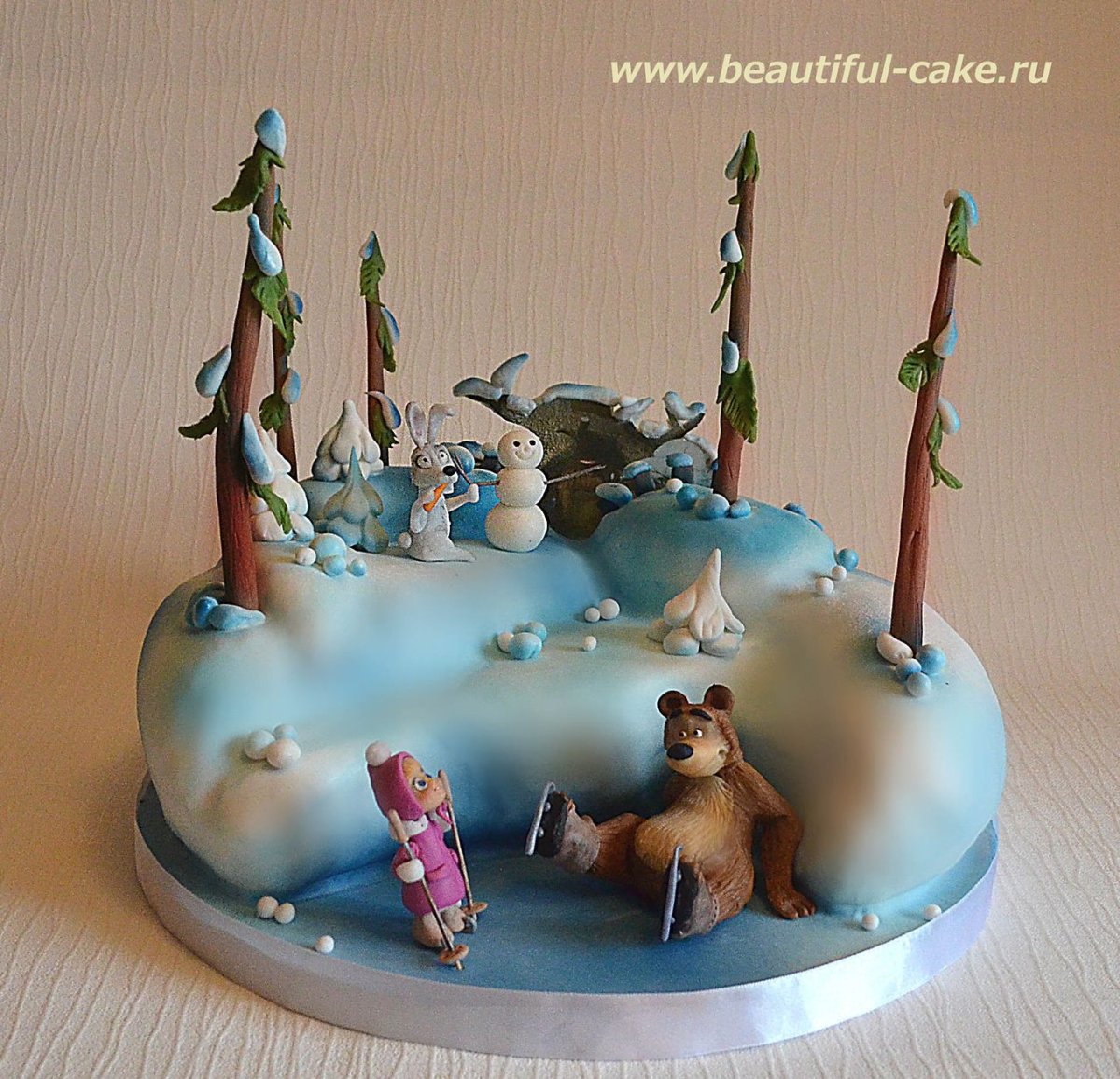 Торт с лисенком на 1 год