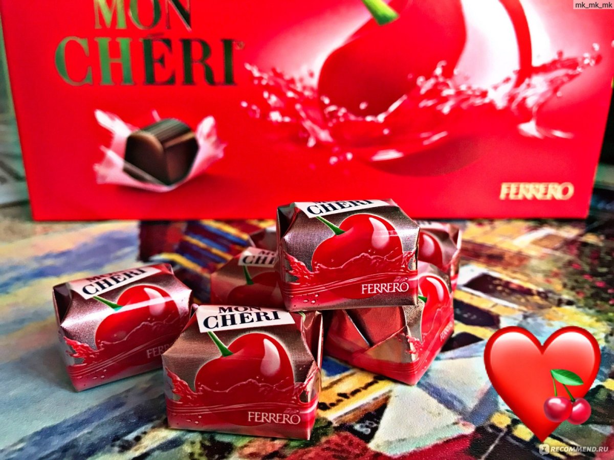 Конфеты черри вишня в ликере Ферреро