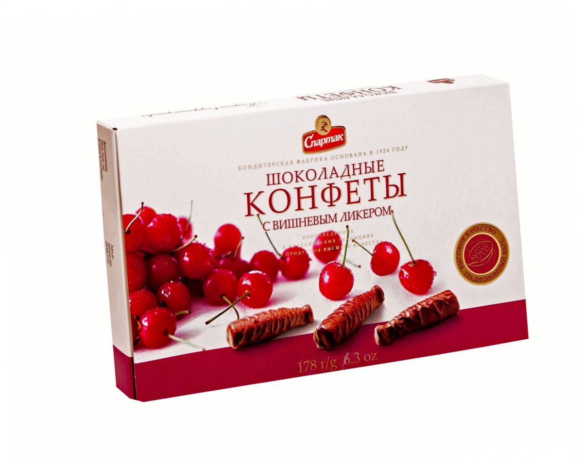 Подарочный набор Magnat пралине из темного шоколада с вишневым ликером my Sweet Cherry 145 г
