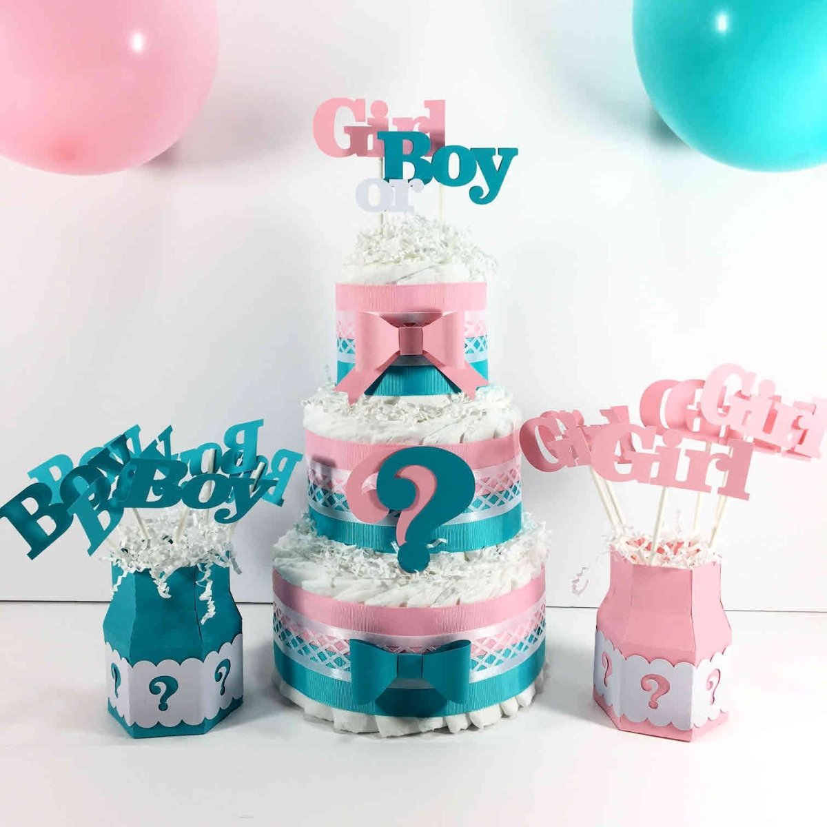 Gender Reveal Party торт