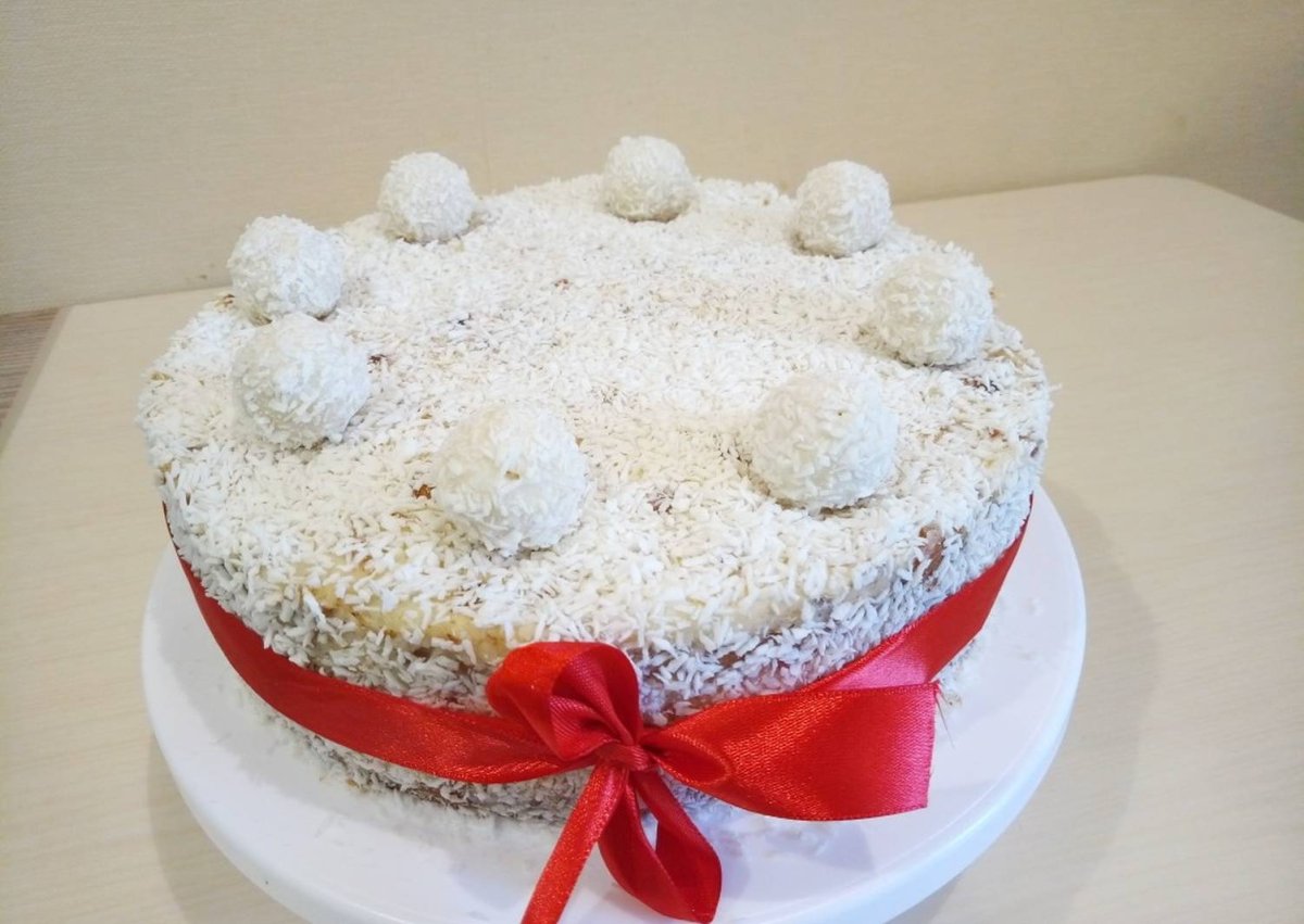 Кокосовый торт Raffaello