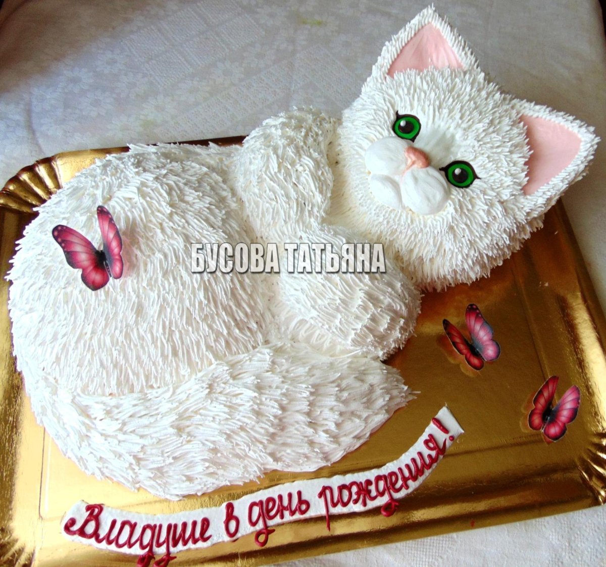 Торт с котом