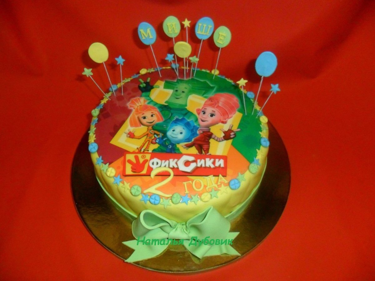 Торт Фиксики для мальчика 7 лет