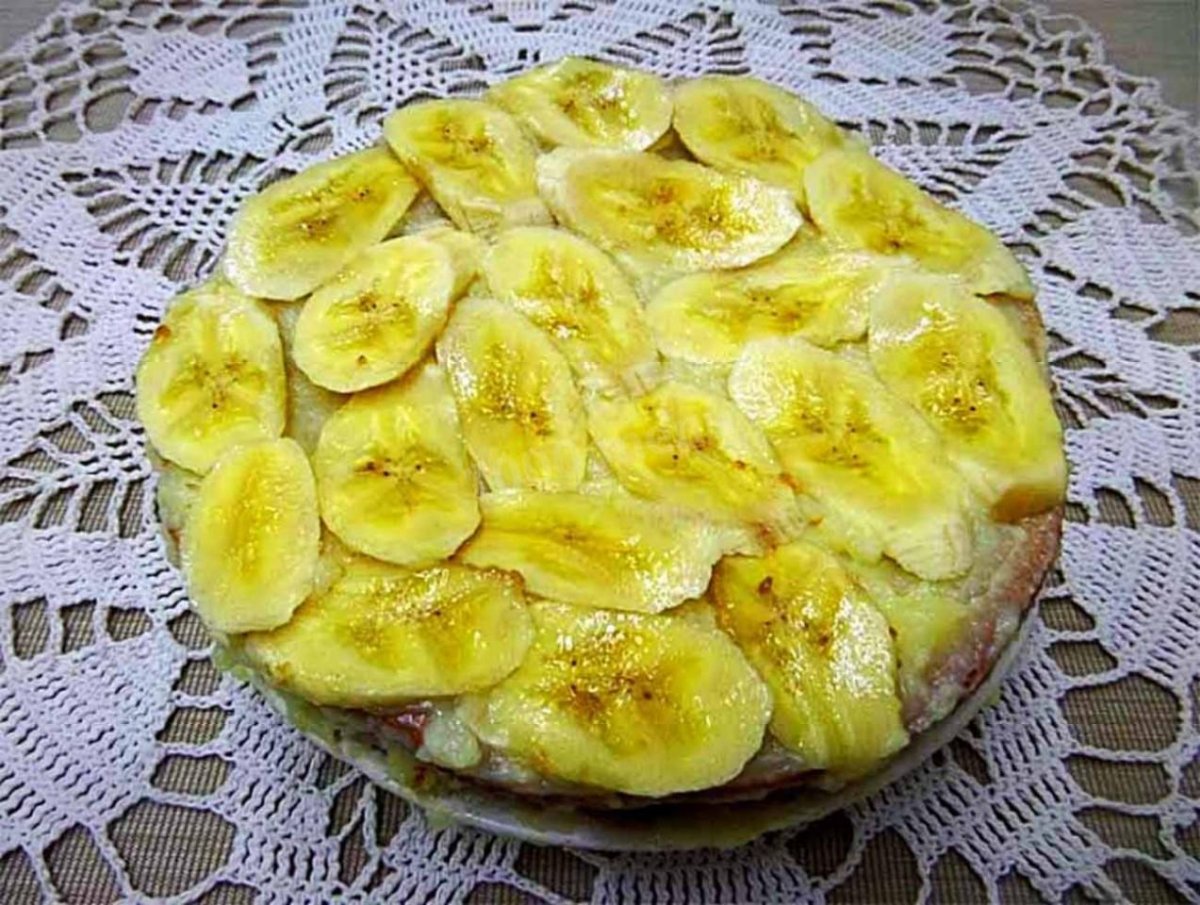 Торт банановый рай