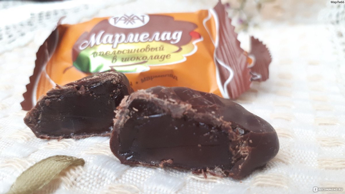 Конфеты мармелад в шоколаде