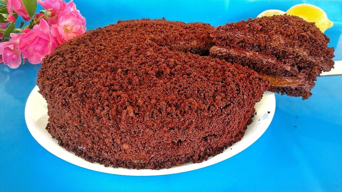 Красный бархат с шоколадным кремом