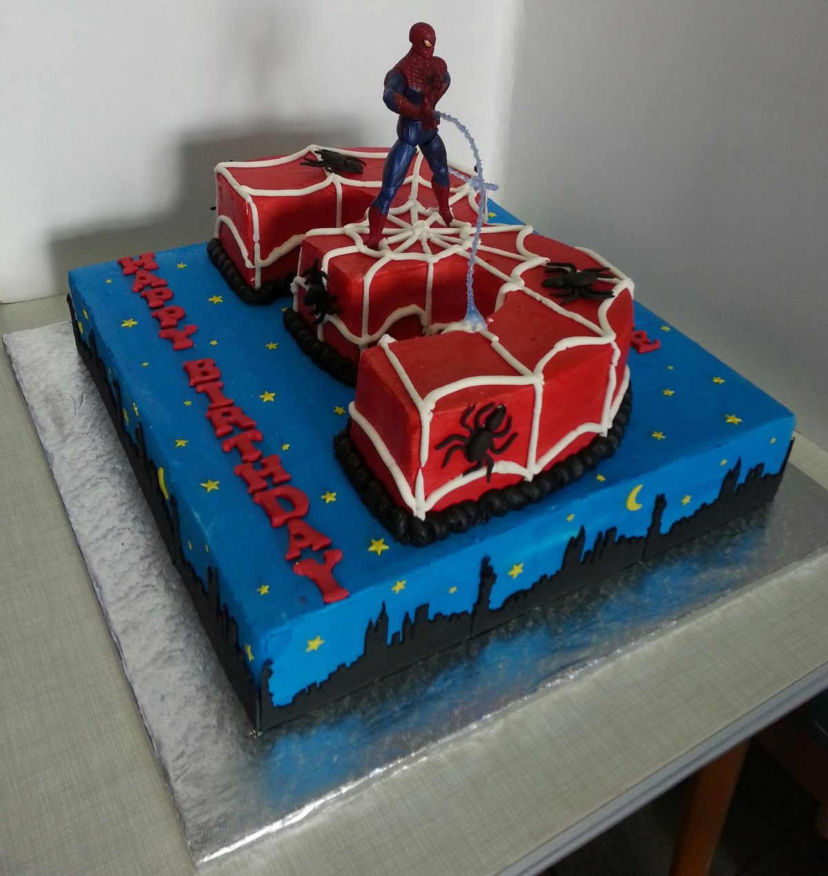 Topper для торта Spider man