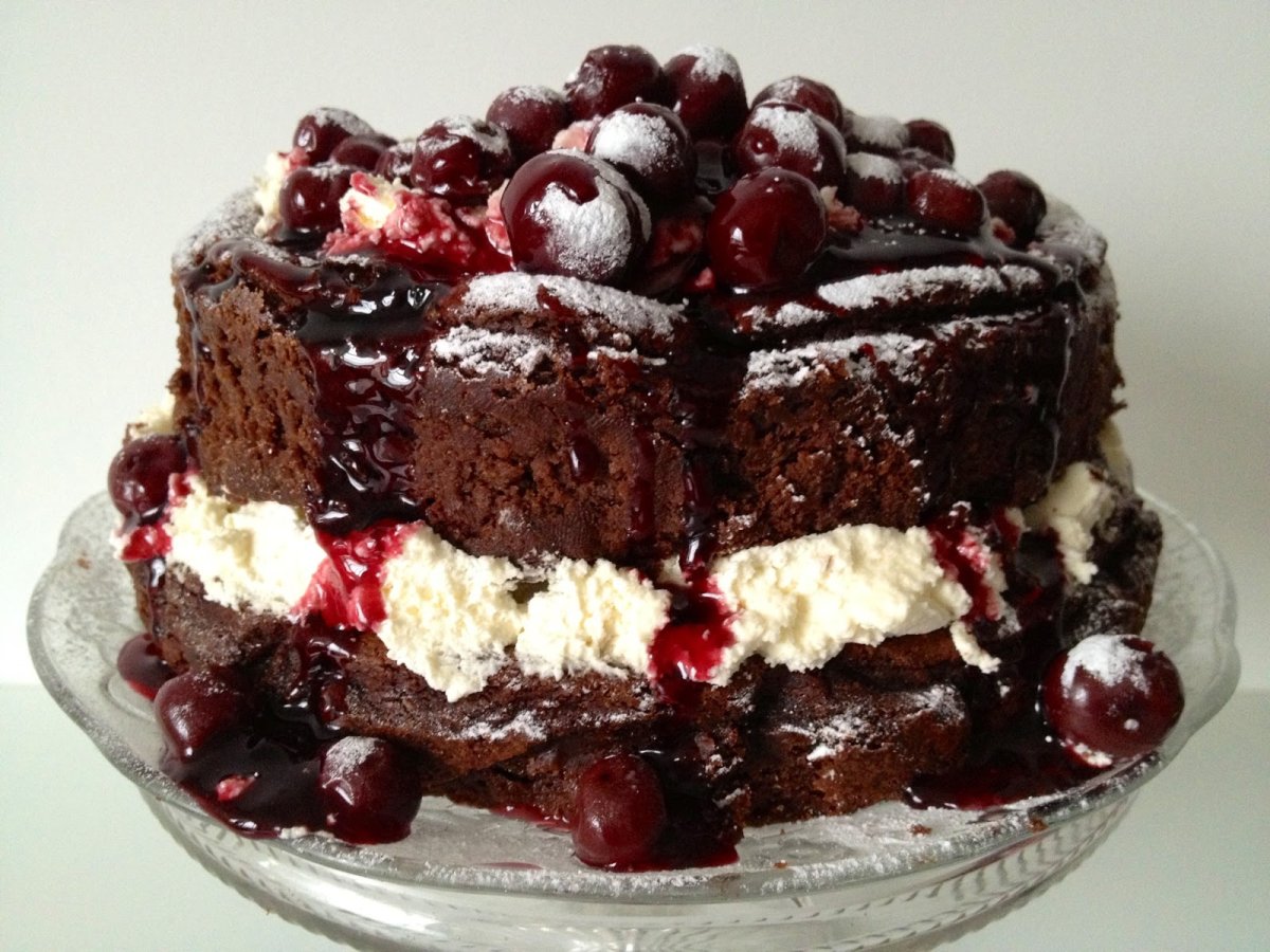 Торт "чёрный лес" (Black Forest Cake)
