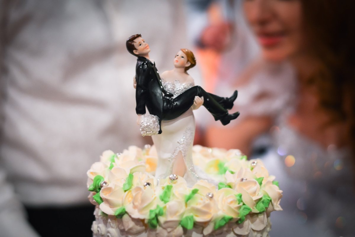 Смешной торт на свадьбу