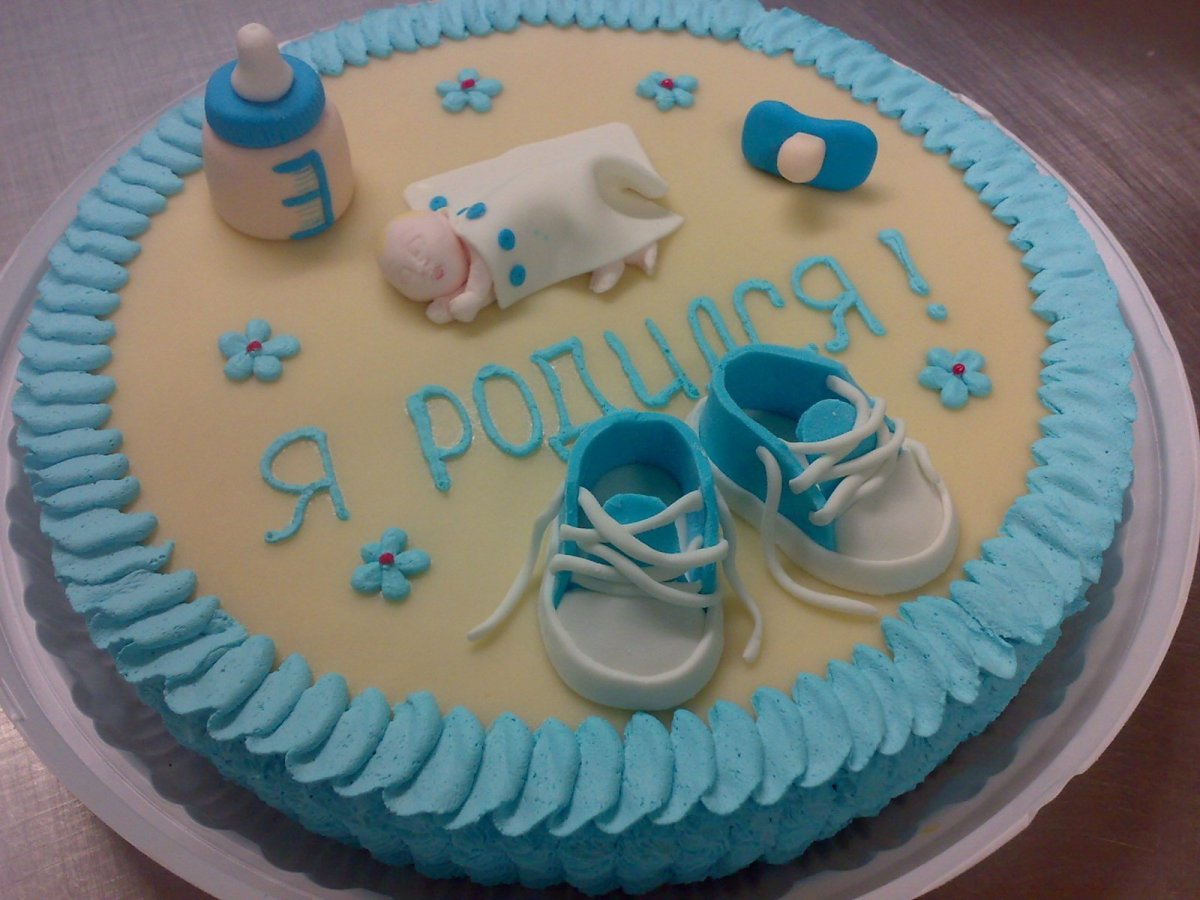 Торты на выписку из роддома мальчика необычное