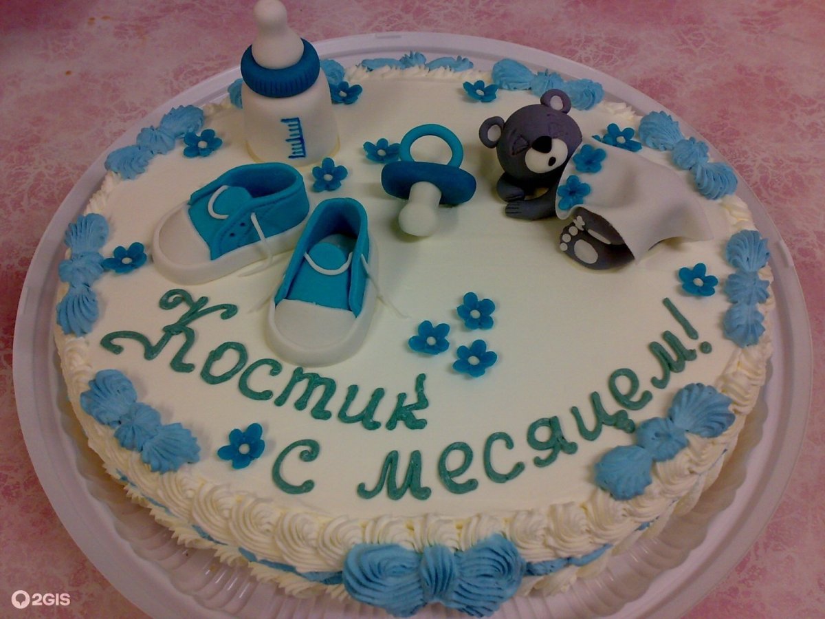 Торт на годик для мальчика