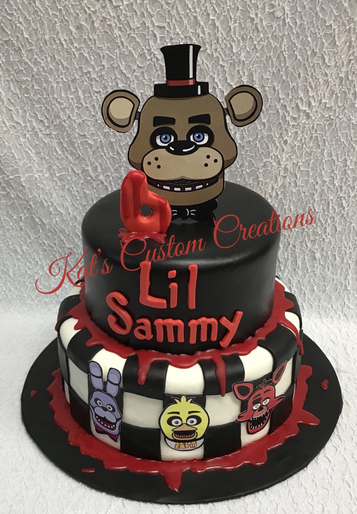 FNAF сцена торт