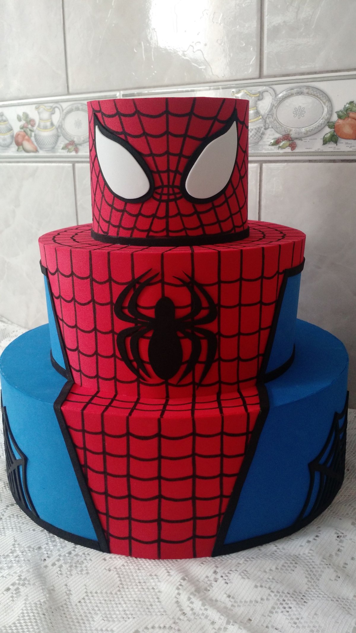 Торт человек паук 3 года