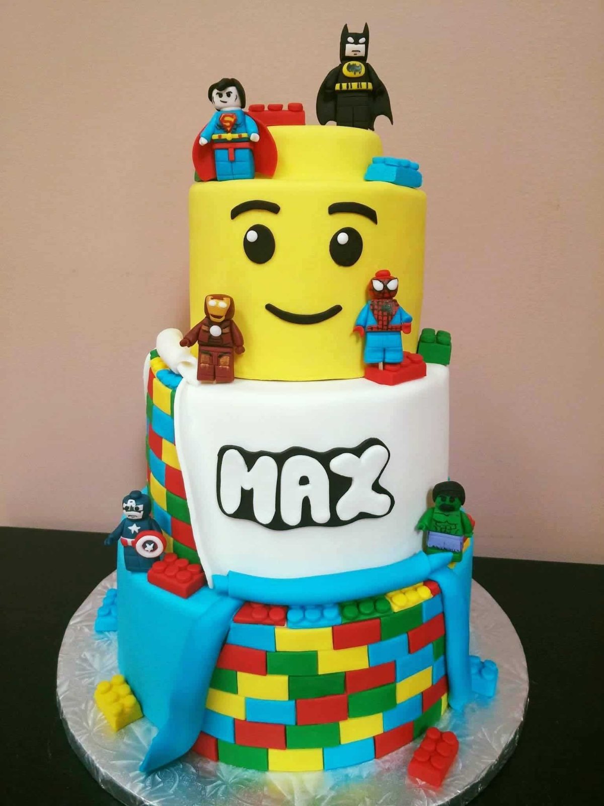 Торт для мальчика 6 лет лего