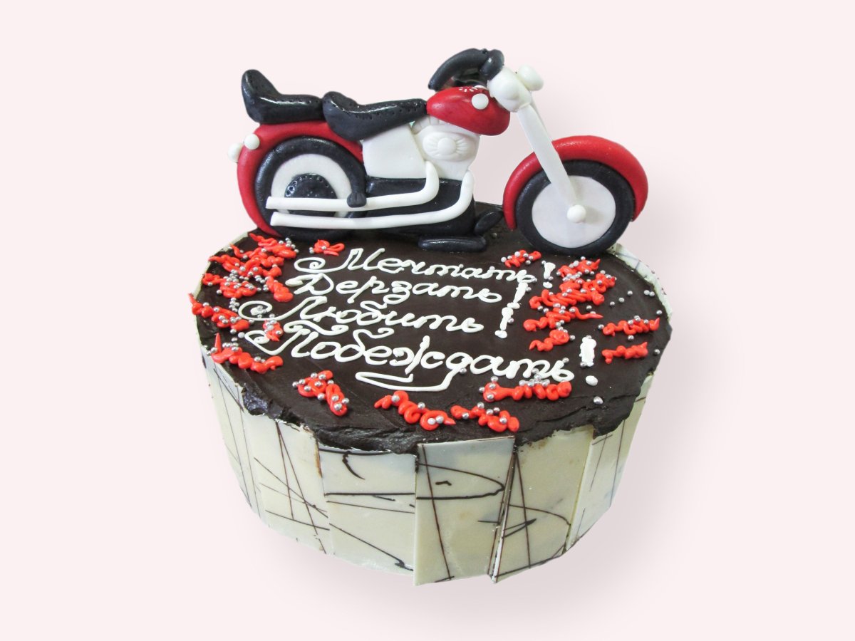 Торт для мотоциклиста