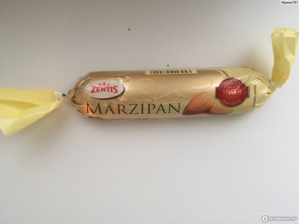Конфеты с марципаном в магните