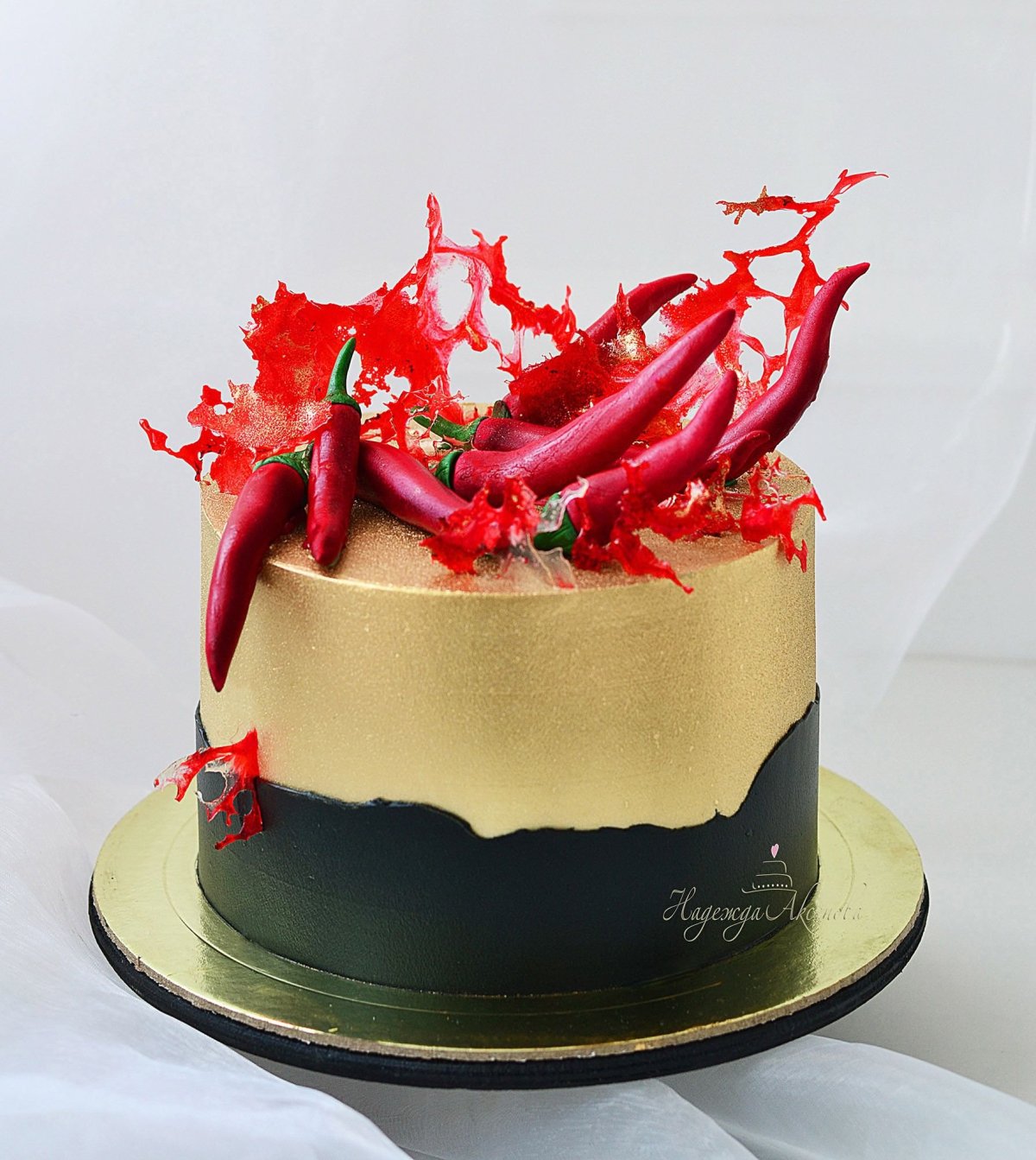 Коралловый риф украшение на торт
